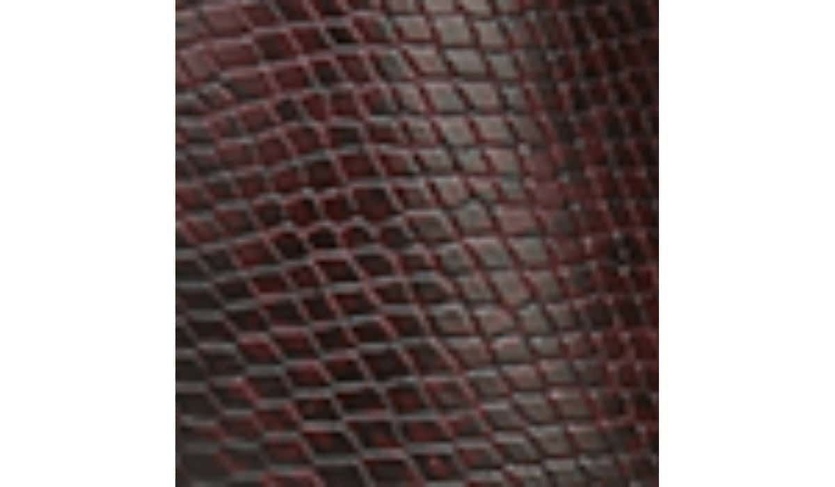 Franco Sarto Franco Harmond Block Heel Bootie Bordeaux Faux Snake Leather