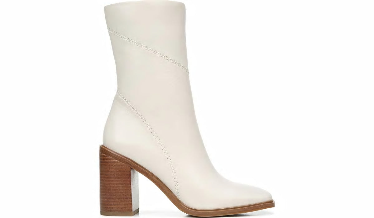 Franco Sarto Franco Stevie Block Heel Boot Putty Leather