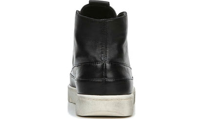 Franco Sarto Franco Pryce Mid Top Sneaker Black Leather