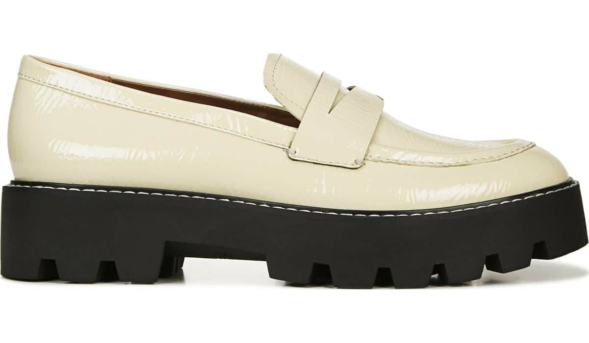 Franco Sarto Franco Balin Platform Loafer Putty Patent