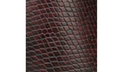Franco Sarto Franco Harmond Block Heel Bootie Bordeaux Faux Snake Leather