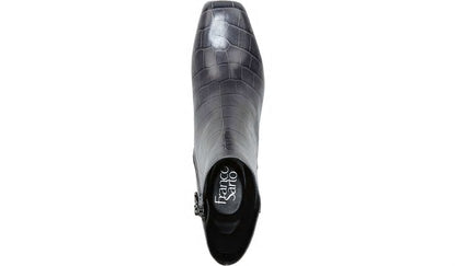 Franco Sarto Franco Marquee Bootie Grey Croco Print Leather