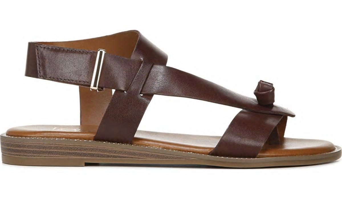 Franco Sarto Franco Glenni Sandal Dark Brown Leather