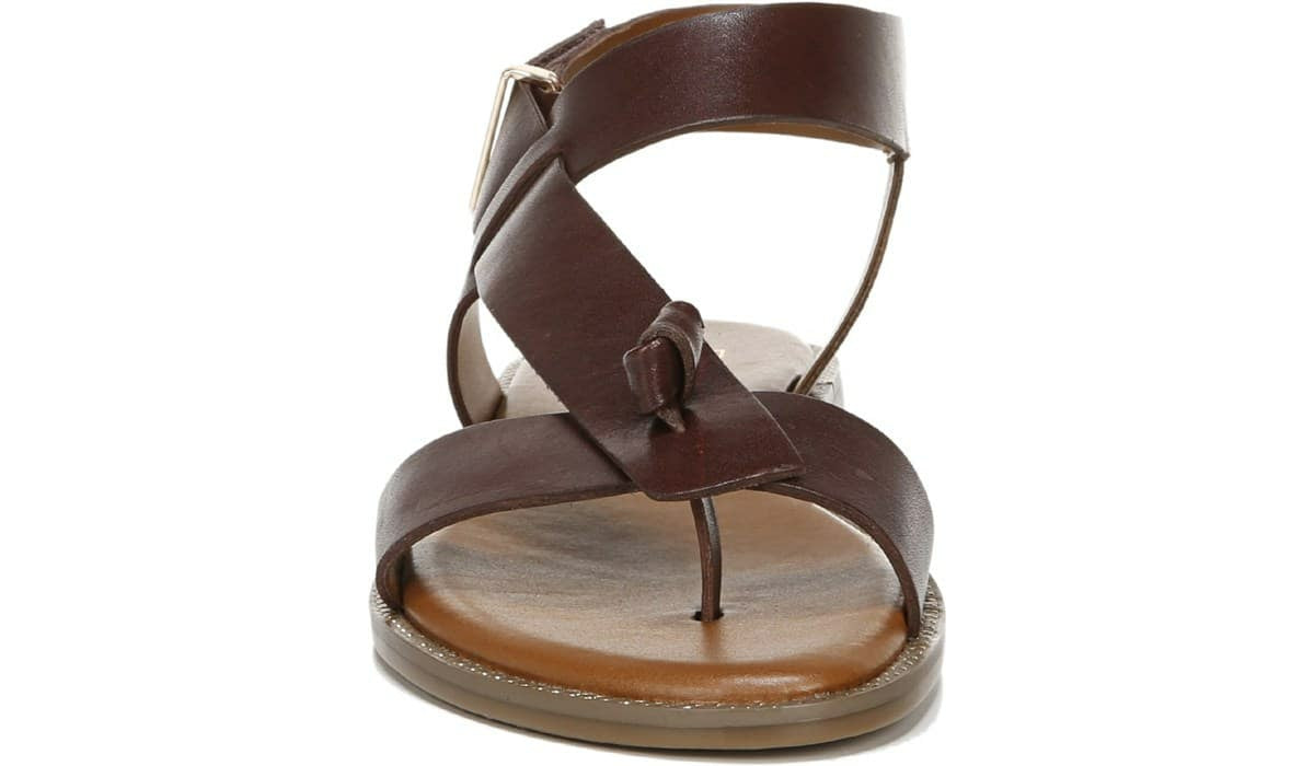 Franco Sarto Franco Glenni Sandal Dark Brown Leather
