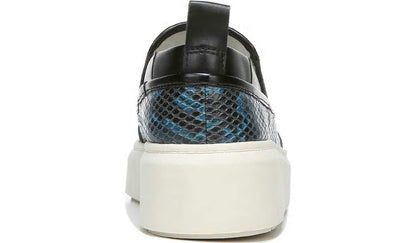 Franco Sarto Franco Lazer Platform Slip On Sneaker Pacific Blue Faux Leather