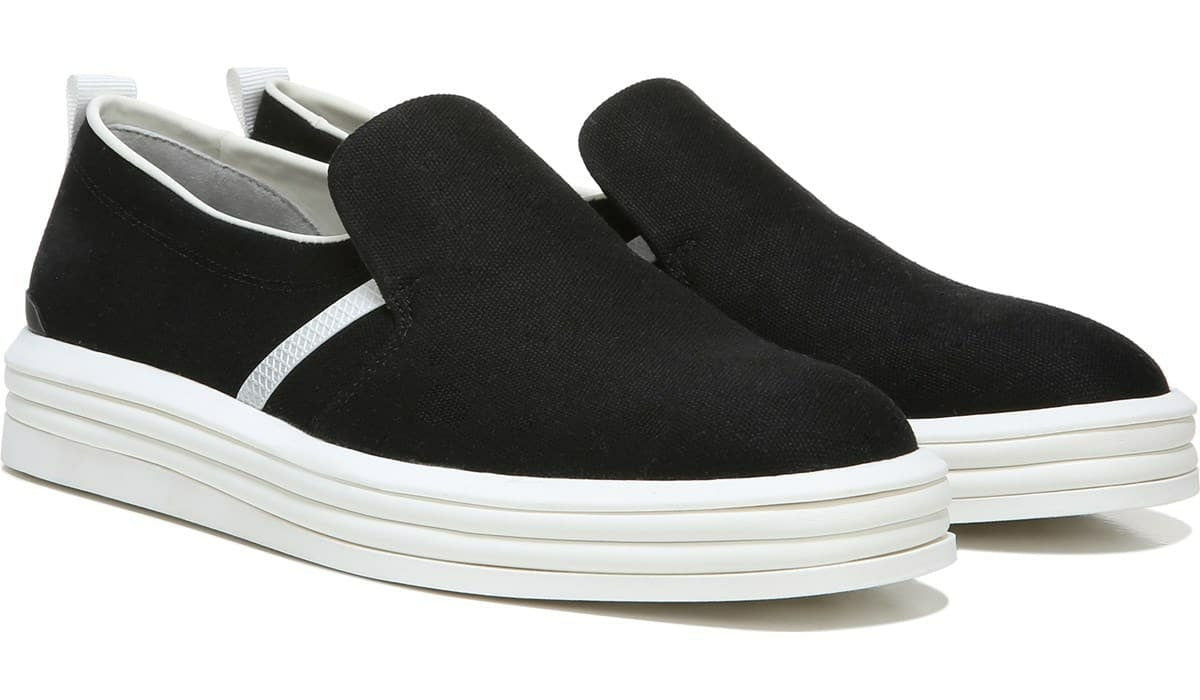 Franco Sarto Franco Maldives Slip On Sneaker Black Canvas