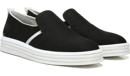 Franco Sarto Franco Maldives Slip On Sneaker Black Canvas