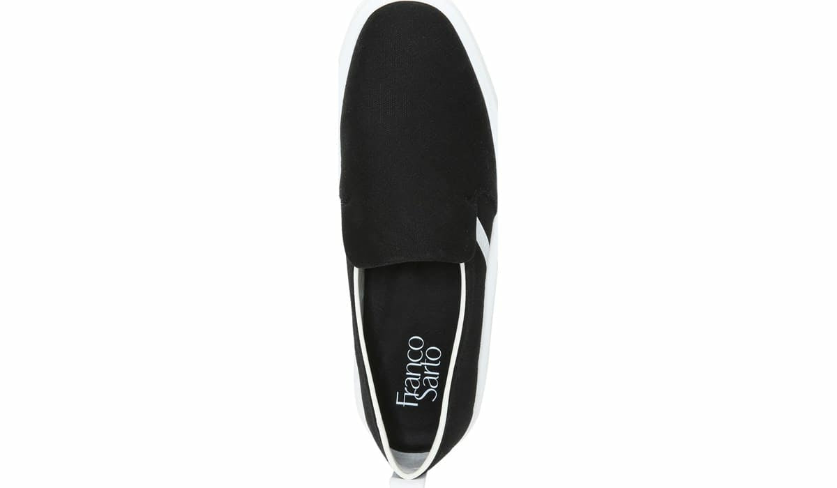 Franco Sarto Franco Maldives Slip On Sneaker Black Canvas