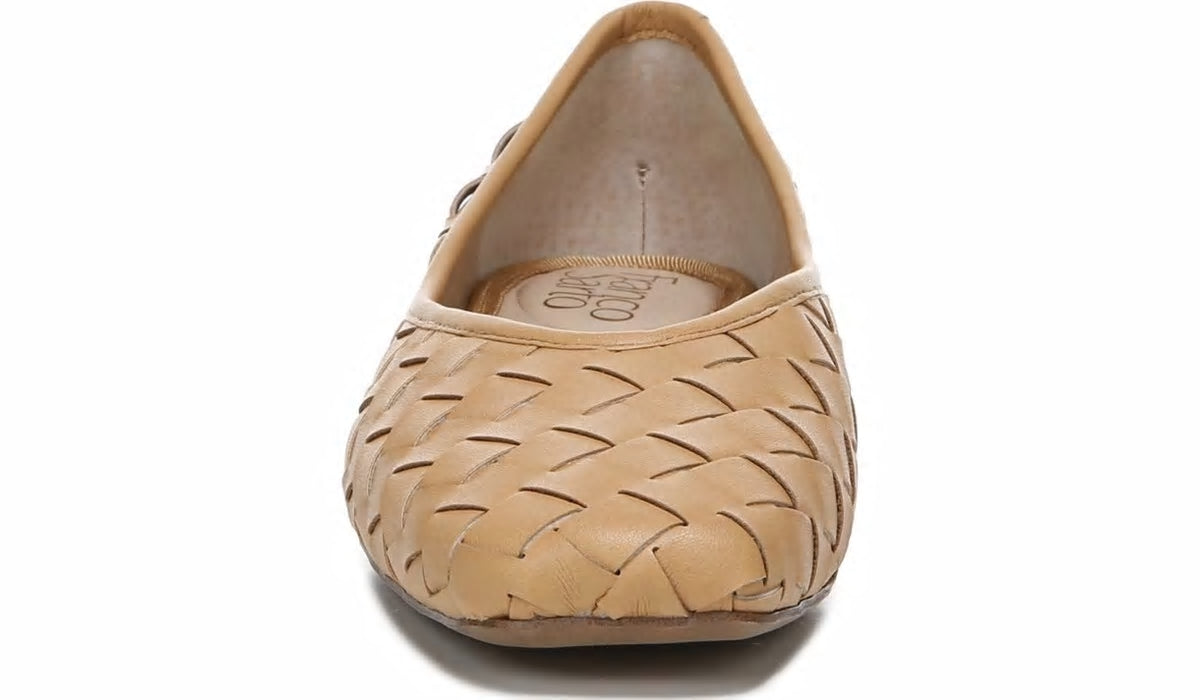 Franco Sarto Franco Ailee 4 Flat Camel Washed Faux Leather