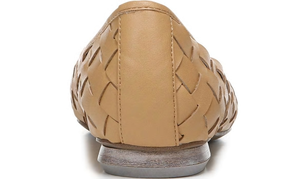 Franco Sarto Franco Ailee 4 Flat Camel Washed Faux Leather