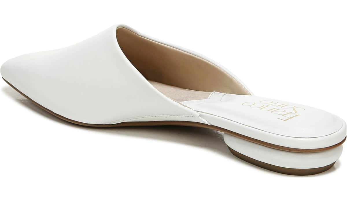 Franco Sarto Franco Bridget 2 Mule White Leather