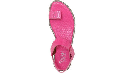 Franco Sarto Franco Geranio Sandal Fushcia Snake Faux Leather