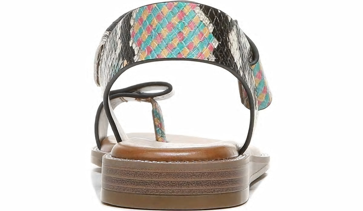 Franco Sarto Franco Geranio Sandal Yellow Snake Faux Leather