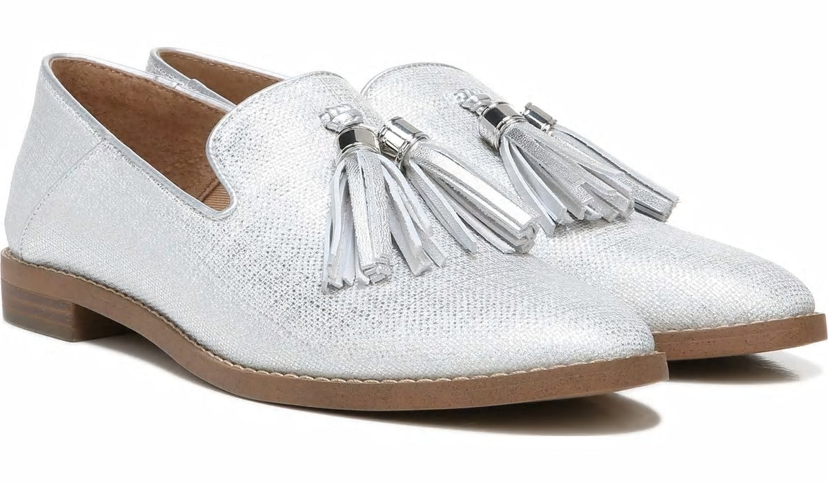 Franco Sarto Franco Hadden 2 Loafer Silver Fabric