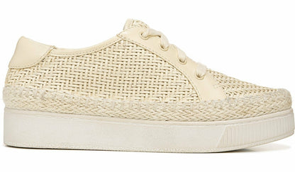 Franco Sarto Franco Hyria Platform Sneaker Milk Woven Leather