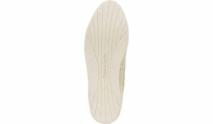 Franco Sarto Franco Hyria Platform Sneaker Yellow Woven Leather