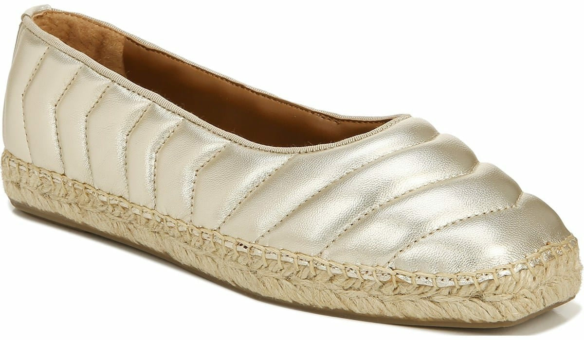 Franco Sarto Franco Kiya Slip On Platino Leather