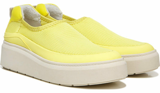 Franco Sarto Franco Lin Platform Slip On Sneaker Yellow Fabric