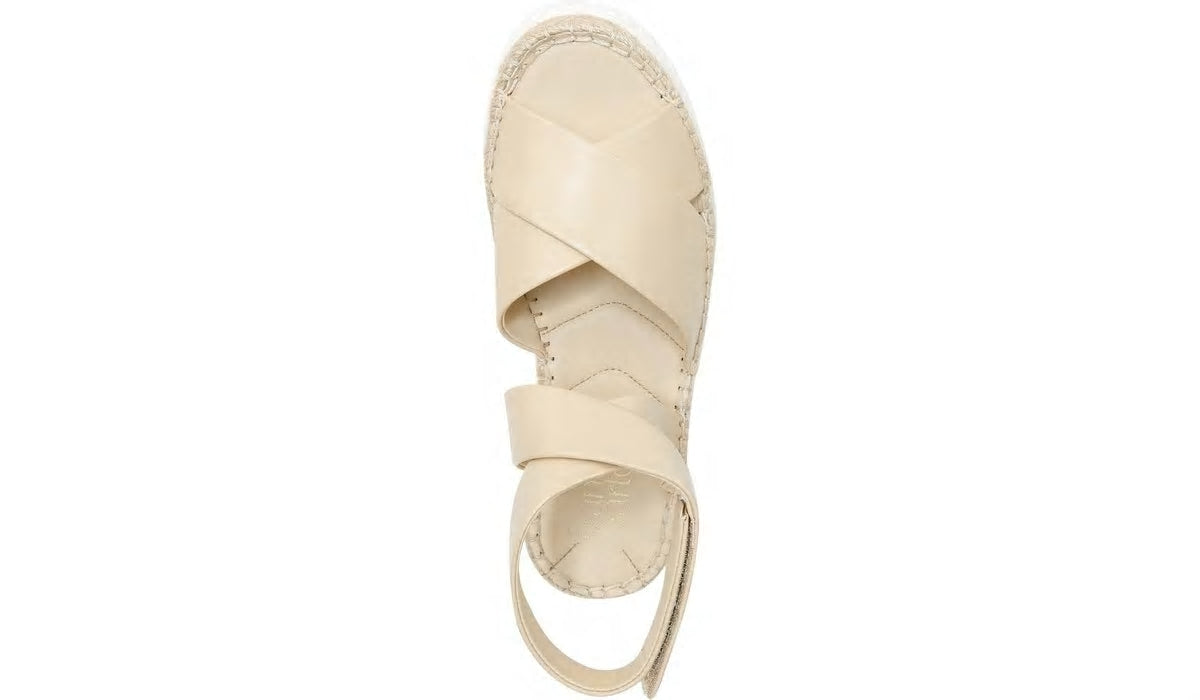 Franco Sarto Franco Brock Platform Sandal Beige Leather