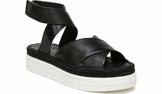 Franco Sarto Franco Brock Platform Sandal Black Leather