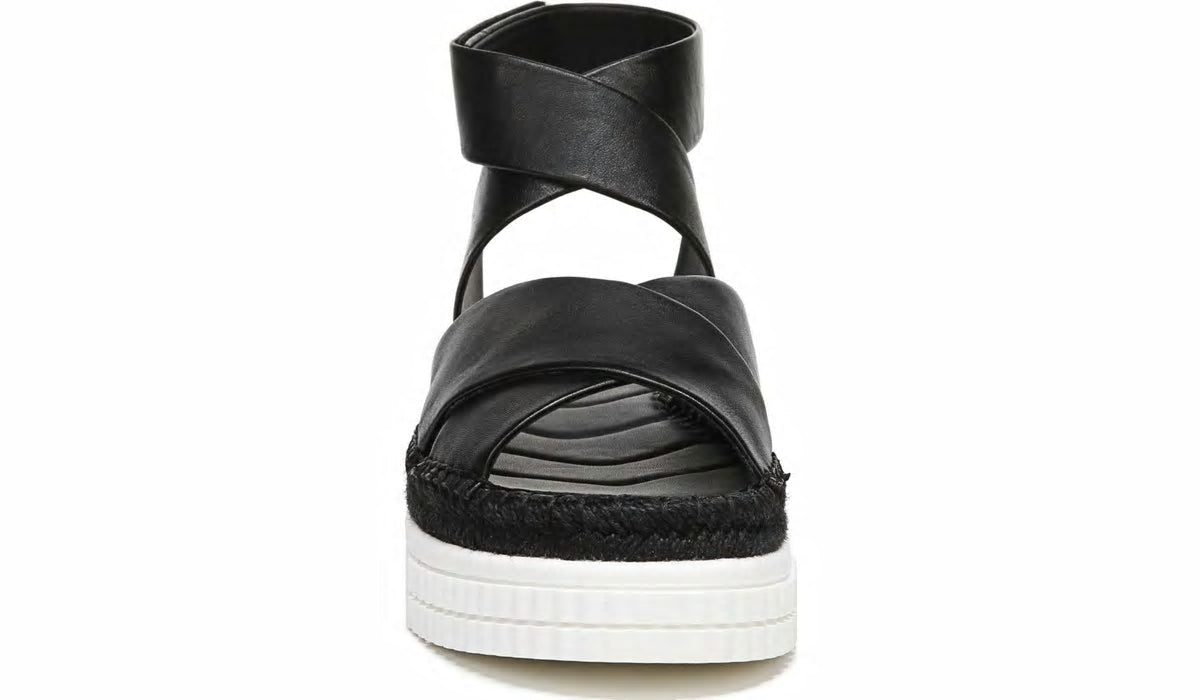 Franco Sarto Franco Brock Platform Sandal Black Leather