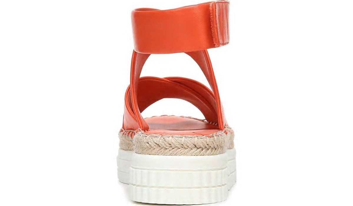 Franco Sarto Franco Brock Platform Sandal Tangerine Leather