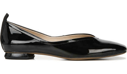 Franco Sarto Franco Ailee Flat Black Faux Patent