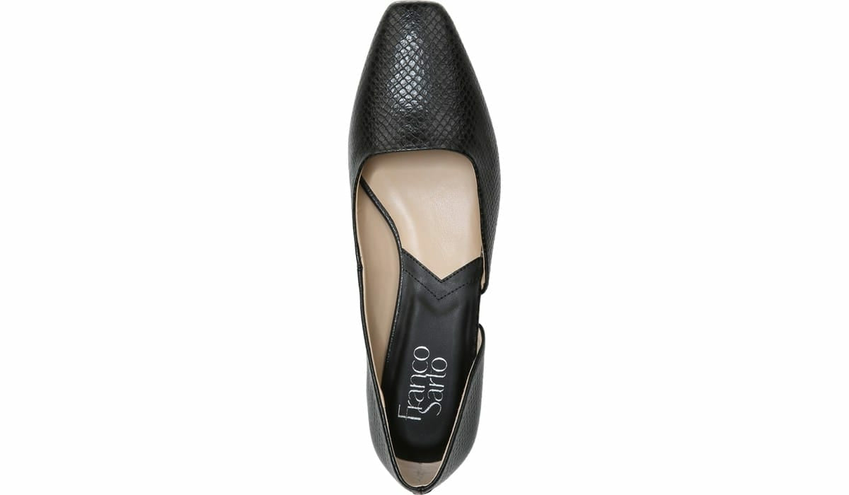 Franco Sarto Franco Citrus Pump Black Faux Leather