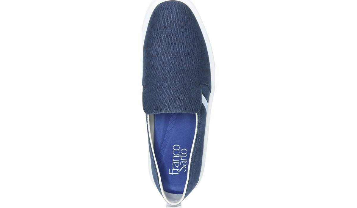 Franco Sarto Franco Maldives Slip On Sneaker French Navy Leather