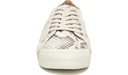 Franco Sarto Franco Lessia 2 Lace Up Sneaker Natural Snake Canvas