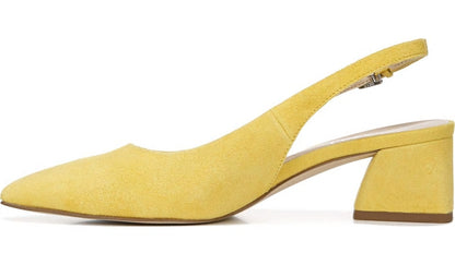 Franco Sarto Franco Racer Slingback Pump Yellow Suede