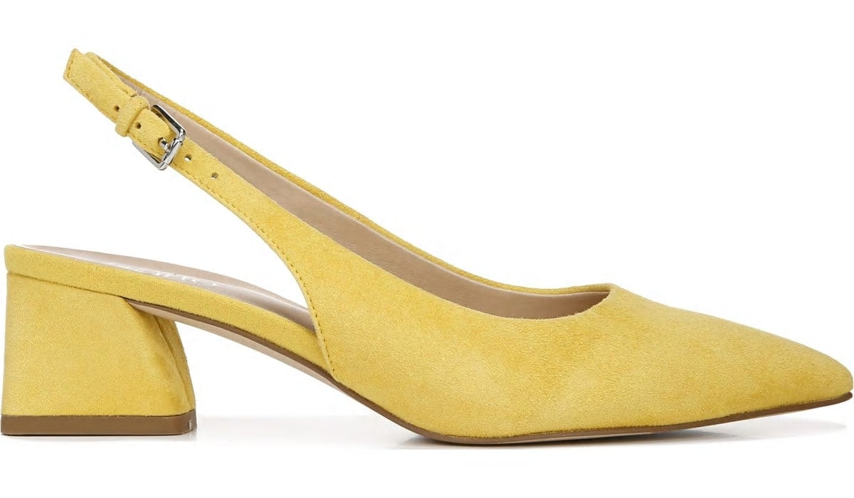 Franco Sarto Franco Racer Slingback Pump Yellow Suede