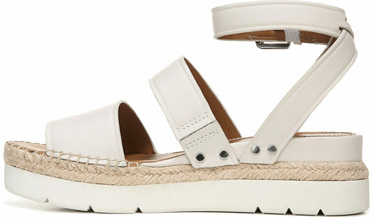 Franco Sarto Sarto Calvin Wedge Sandal Putty Leather
