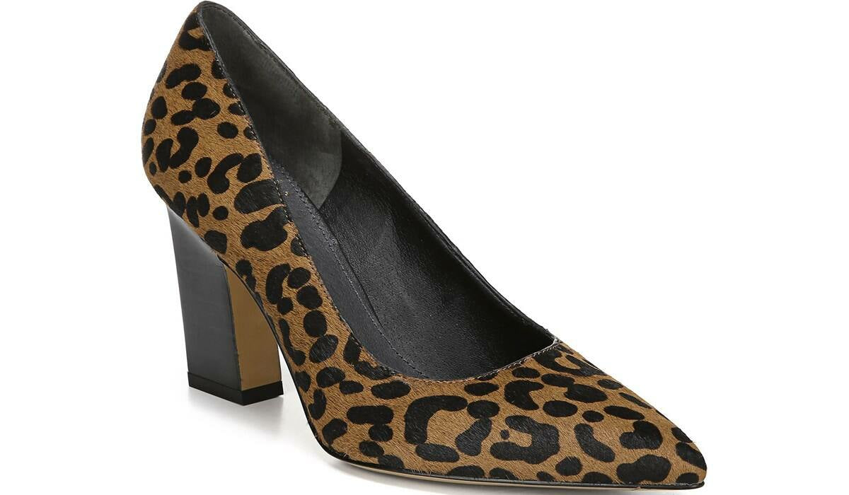Franco Sarto Sarto Sasha Pump Leopard Print Calf Hair