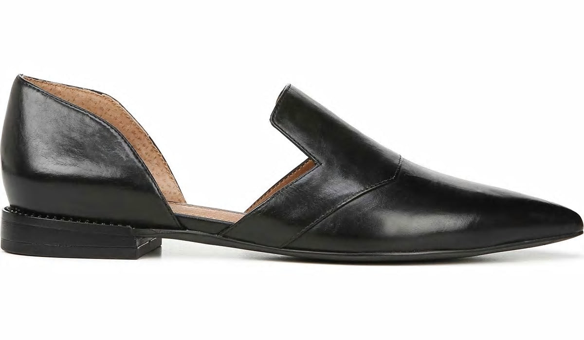 Franco Sarto Sarto Toby D'Orsay Flat Black Leather
