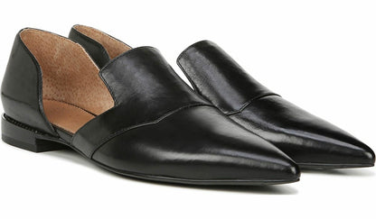 Franco Sarto Sarto Toby D'Orsay Flat Black Leather