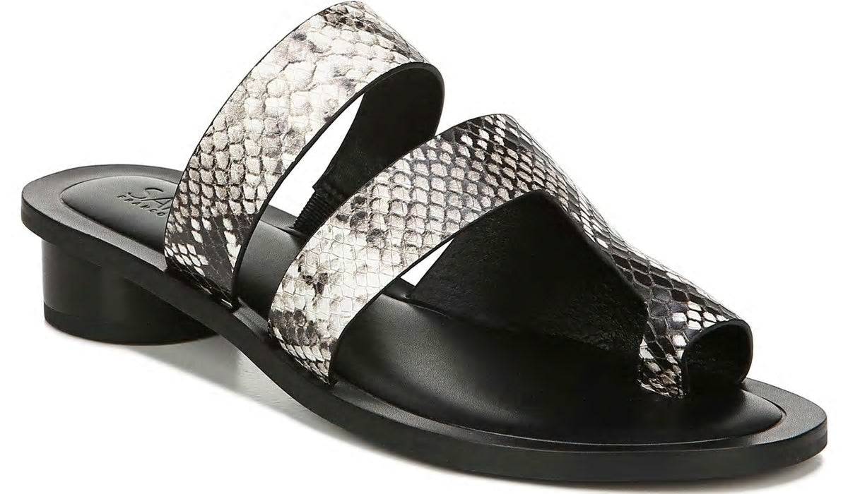 Franco Sarto Sarto Trixie Sandal Natural Snake Print Leather