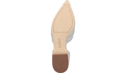 Franco Sarto Sarto Toby D'Orsay Flat Putty Snake Print Leather