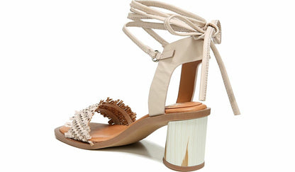 Franco Sarto Sarto Rina Dress Sandal Bone Leather