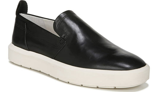 Franco Sarto Sarto Prato Slip On Platform Sneaker Black Leather