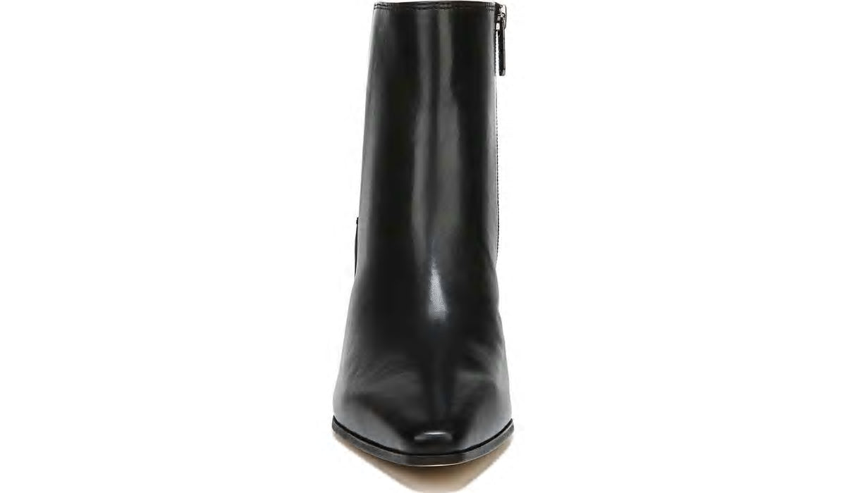 Franco Sarto Sarto Brynn Block Heel Bootie Black Leather