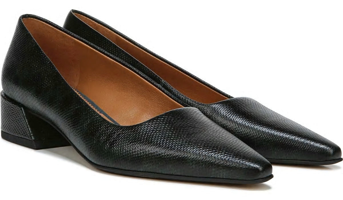 Franco Sarto Sarto Modena Block Heel Pump Pine Leather