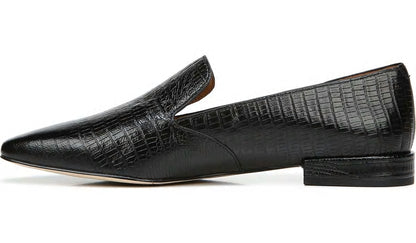 Franco Sarto Sarto Parma 2 Flat Black Snake Print Leather
