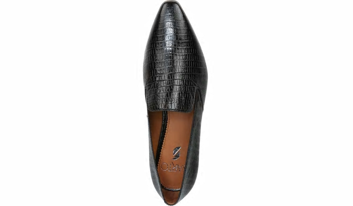 Franco Sarto Sarto Parma 2 Flat Black Snake Print Leather