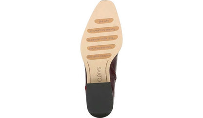 Franco Sarto Sarto Asti Ankle Boot Mulberry Leather