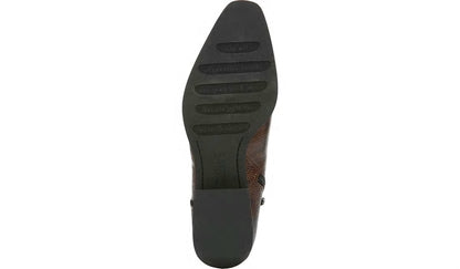 Franco Sarto Sarto Asti Ankle Boot Espresso Snake Print Leather