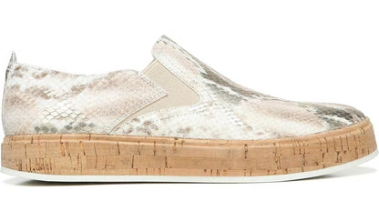 Franco Sarto Sarto Daine Slip On Sneaker Dusty Rose Snake Leather