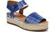 Blue Snake Leather