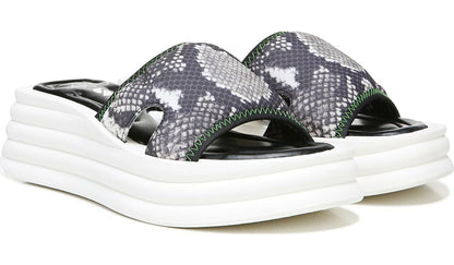 Franco Sarto Sarto Vina 2 Platform Slide Sandal Roccia Mesh