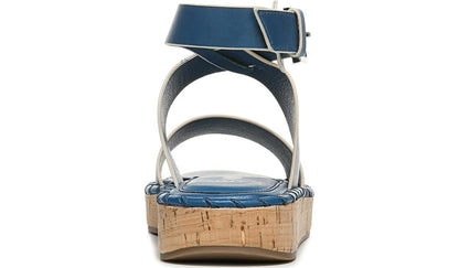 Franco Sarto Sarto Zarlo Platform Sandal Teal Leather